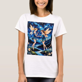 Magic Fairy Night Himmel Fantasy Art T-Shirt