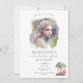 Magic Fairy Pixie Födelsedagsfest Inbjudningar