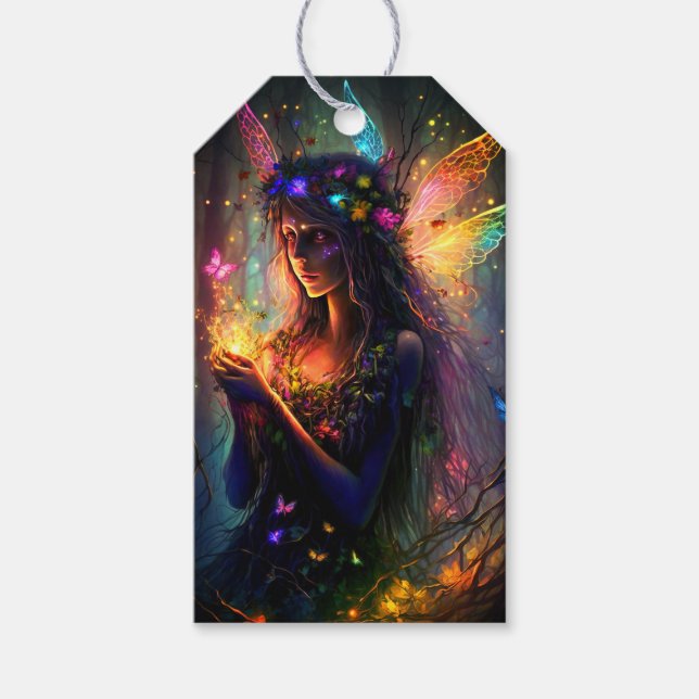 Magic Fairy Princess Fantasy Pixie Dust Presentetikett (Framsidan)