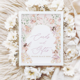Magic Fairy Rosa Girls Cards and Gifts Sign Poster