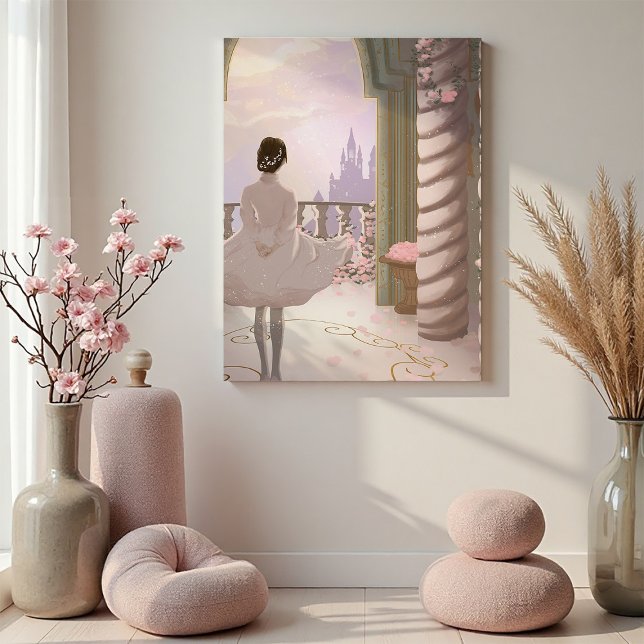 Magic Fairy Tale Palace Wall Canvas (Skapare uppladdad)