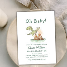 Magic Fairytale Dragon Mountain Baby Shower