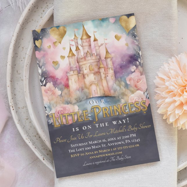 Magic Fairytale Princess Baby Shower Sprinkle Inbjudningar (Skapare uppladdad)