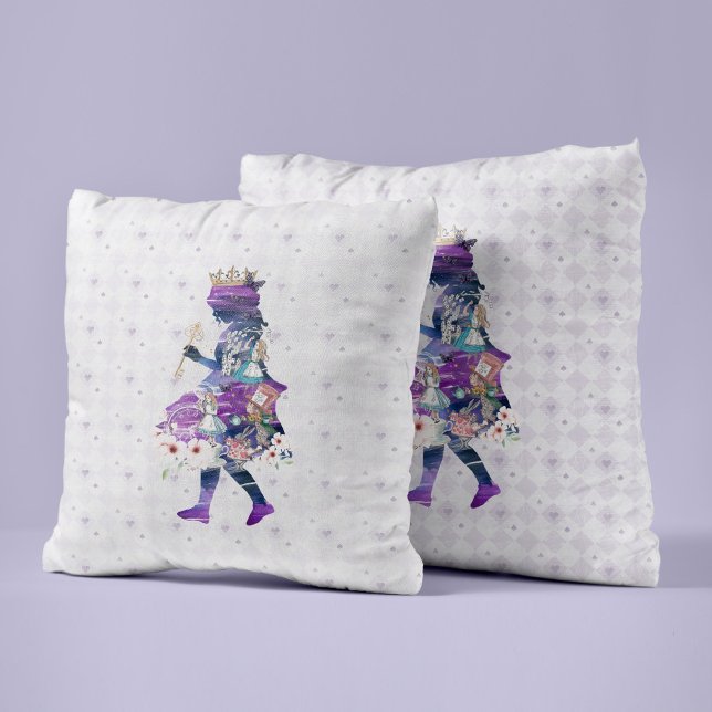 Magic Fairytale Storybook Alice i underlandet Kudde (Skapare uppladdad)