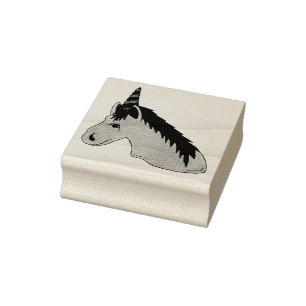 Magic Fairytale Unicorn Horse Mythical Creature Stämpel