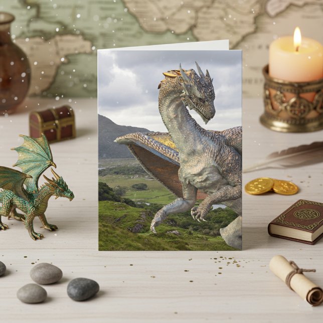 Magic Fantasy Bronze Dragon Kort (Skapare uppladdad)