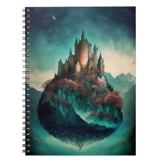 Magic Fantasy Castle Anteckningsbok (Framsidan)