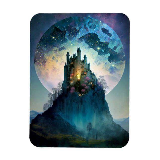 Magic Fantasy Castle Magnet (Vertikal)