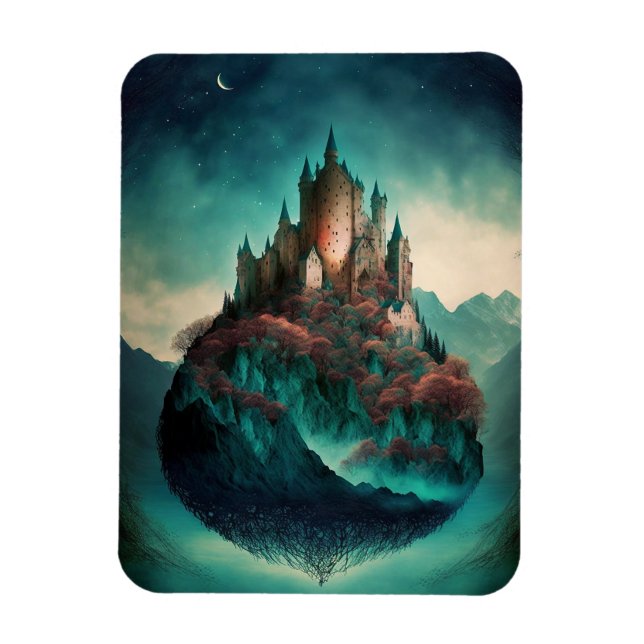 Magic Fantasy Castle Magnet (Vertikal)