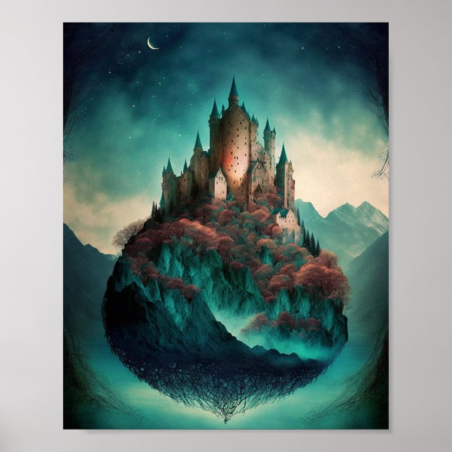 Magic Fantasy Castle Poster (Framsidan)