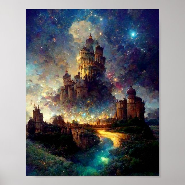 Magic Fantasy Castle Poster (Framsidan)