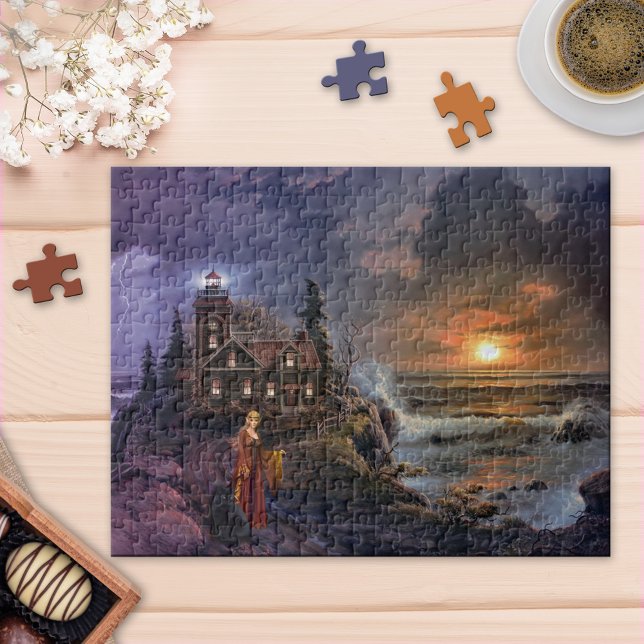 Magic Fantasy Coastal Nght Puzzle Pussel (Skapare uppladdad)