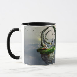 Magic Fantasy Hanging Bridge - Enchanted Nature Mugg