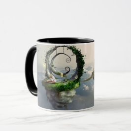 Magic Fantasy Hanging Bridge - Enchanted Nature Mugg