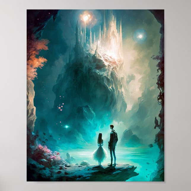 Magic Fantasy Ligcape Art Poster (Framsidan)