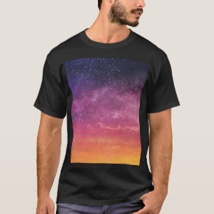 Magic Färg: Enchanting Himlar Background. T Shirt
