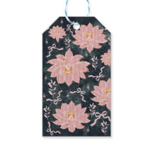 Magic florals with glitter design 