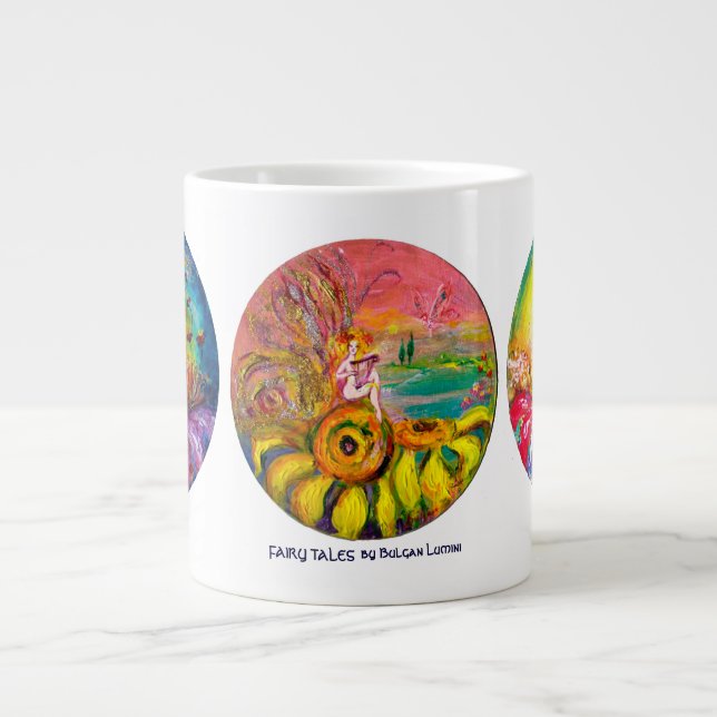 MAGIC FLOWER ÄLVORS Fantasy Jumbo Mugg (Framsidan)