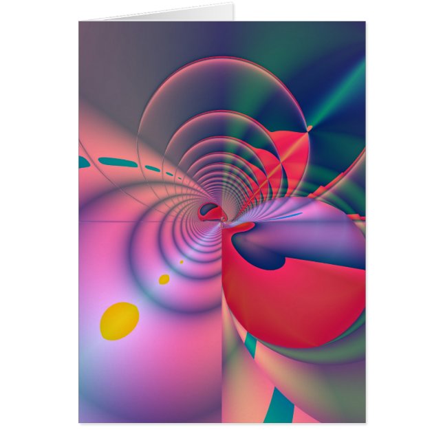 Magic Flower Hälsningskort (Framsidan)