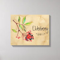 Magic Flowers Elderberry 16.14' x 12.86' Canva