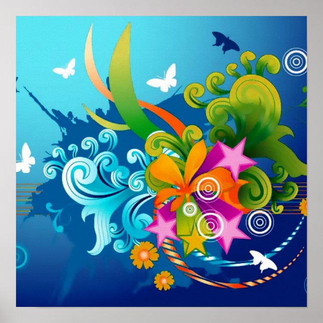 Magic Flowers Poster (Framsidan)