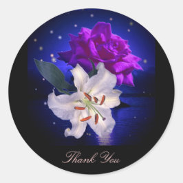 Magic Flowers - Tack Sticker Runt Klistermärke