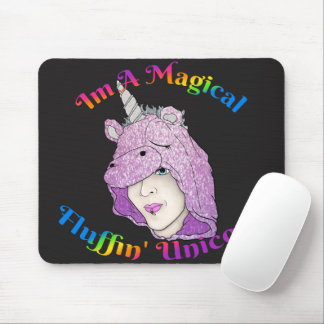 Magic Fluffin Unicorn Mousepad Musmatta