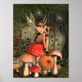 Magic Flute Player Poster