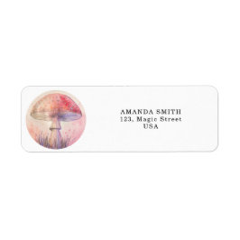 Magic Fly agaric Returadress Etikett