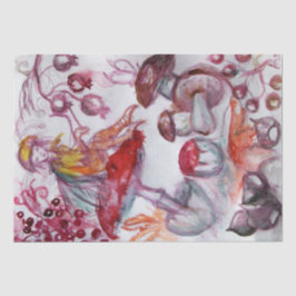 MAGIC FOLLET AV MUSHROOMS Red White Blommigt Fanta