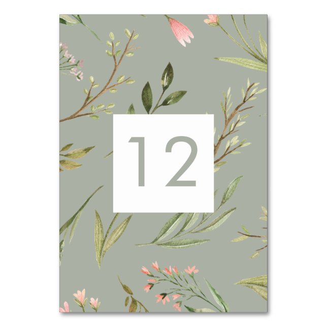 Magic Forest | Bord-kort Bordsnummer (Framsidan)