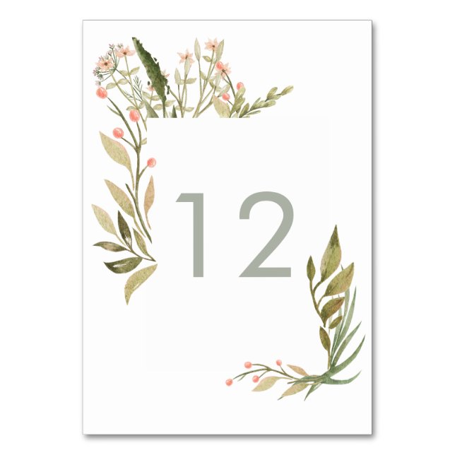 Magic Forest | Bord-kort Bordsnummer (Framsidan)