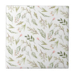 Magic Forest Ceramic Tile Kakelplatta<br><div class="desc">Vår magiska skogssamling har löv och blommor i vackra, mjuka paletten färg av , grönt och guld för att få en mjuk vattenfärgskänsla. Perfekt för varje säsong om du söker elegans i romantiska paket. Enkel anpassning med ett klick och underbar bladsort. Den här samlingen har en hel bröllop-svit, men också...</div>