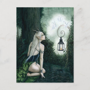 Magic Forest Elf-vykort Vykort