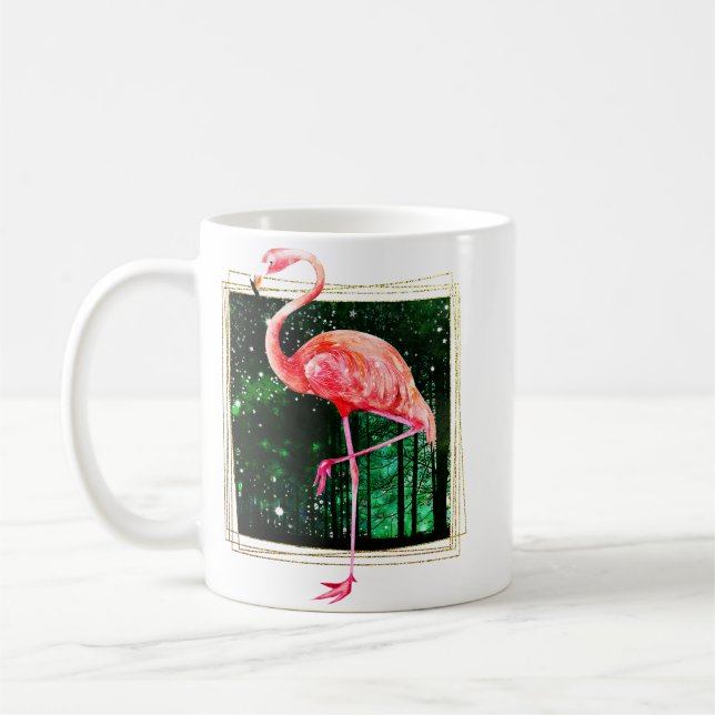 Magic Forest Flamingo Kaffemugg (Vänster)
