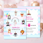 "Magic Forest Friends" Unicorn Birthday Inbjudningar<br><div class="desc">Inbjudan era gäster till ett magiskt party med berömvärda enmajshärjade djur! Perfekt för ett viskigt och drömt firande. (AI-genererad teckning)</div>