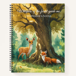 Magic Forest Golden Träd Hjort Fox