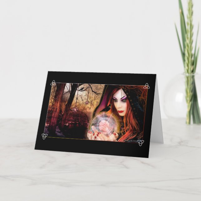 Magic Forest - Magic Blank Note Card Kort (Framsida)