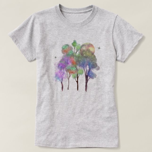 Magic Forest Måne Women's T-Shirt (Design framsida)