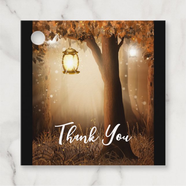 Magic Forest med Fairy Ljus Gåvor Etiketter (Framsida)