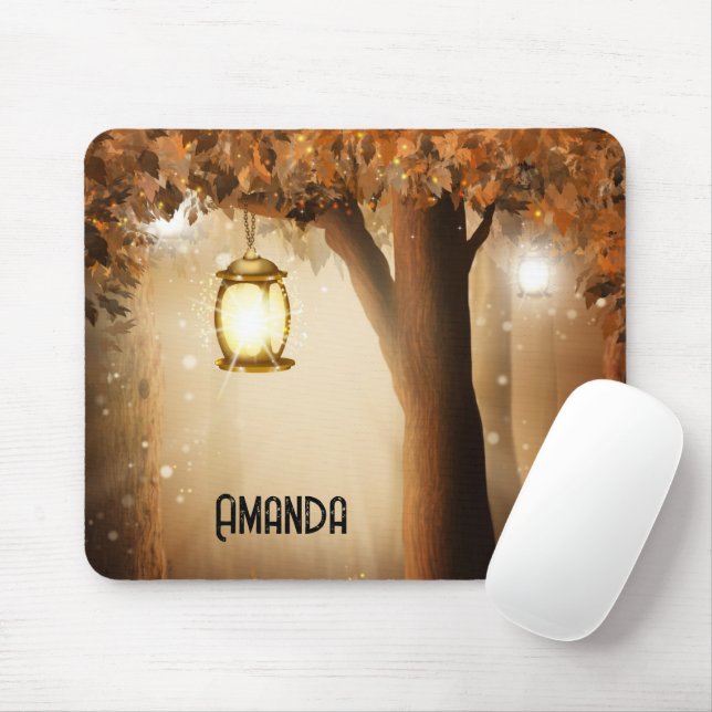 Magic Forest med Fairy Ljus Musmatta (Med mus)