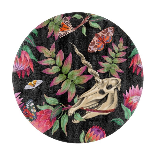 Magic Forest Unicorn Mörk Mönster. (Framsidan)