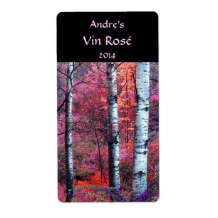 Magic Forest Vin-etikett Fraktsedel