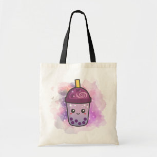 Magic Galaxy Boba Tea ANPASSNINGSBAR TOTE BAGS Tygkasse