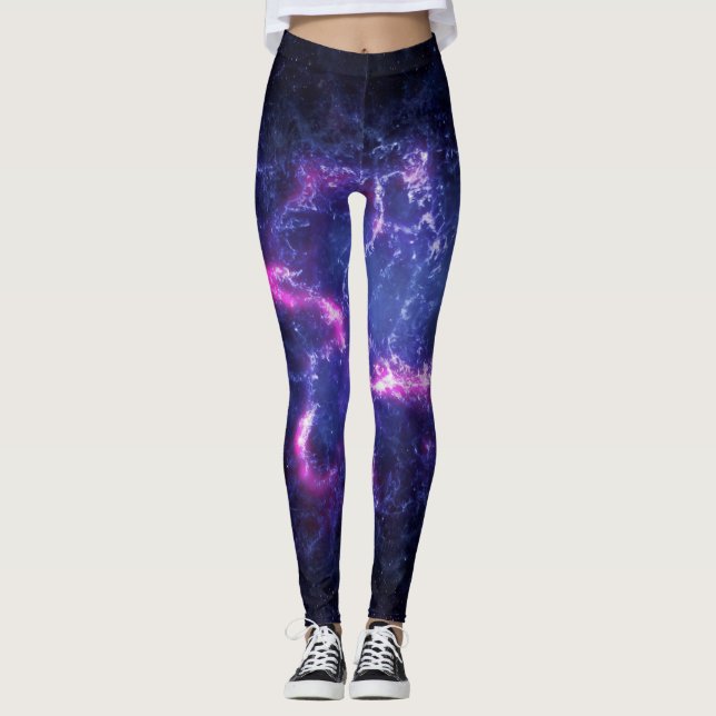 Magic galaxy tapet balgings leggings (Framsida)