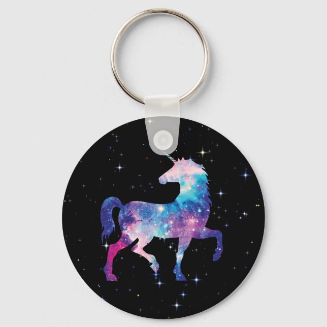 Magic Galaxy Unicorn Nyckelring (Framsida)