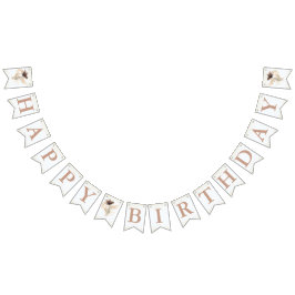 Magic Garden Fairy Birthday Banner Vimplar