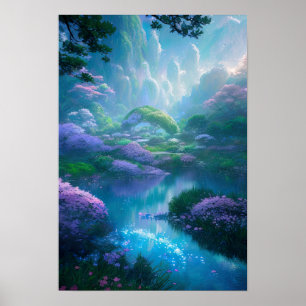 Magic Garden i kväll Poster