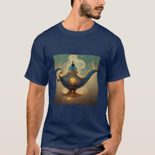 Magic Genie Lamp Designad T-Shirt