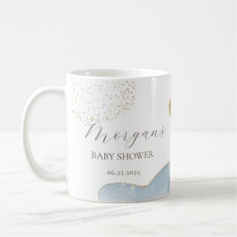 Magic Glitter Abstrakt Baby Shower Monogram Kaffemugg